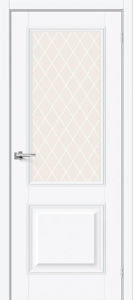Фото Межкомнатная дверь Классик-13 White Silk BR5512